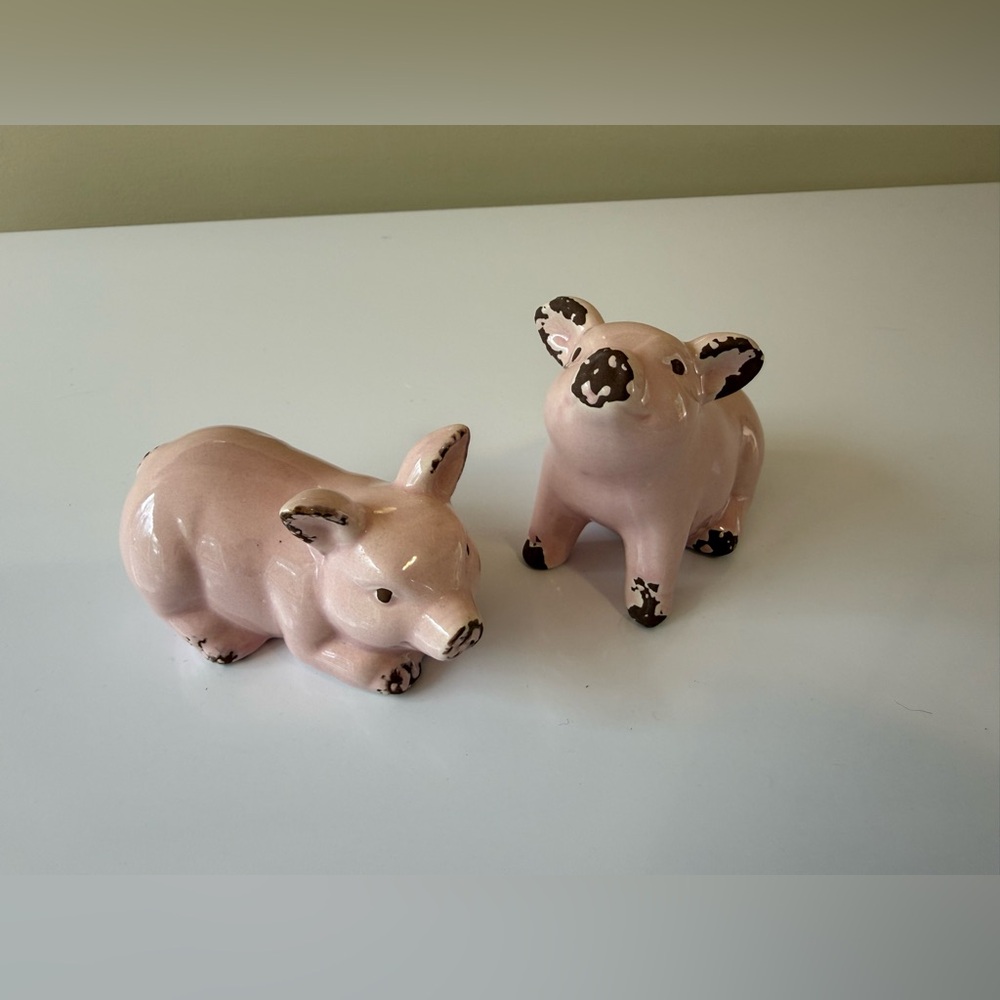 Charming Pink Pig Figurines Set Hobby Lobby